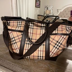 Burberry diaper bag/crossbody tote. New with tags from Nordstrom.